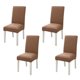 thumbnail image 1 of 4 Uds. Fundas para sillas de comedor, fundas elásticas para sillas, fundas para sillas, fundas para sillas para comedor, hogar, restaurante, 1 of 5