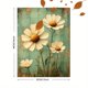 thumbnail image 3 of Qisvanset Framed Canvas Wall Art 12x16 Inch Green Checkered Chamomile Cottagecore Art, 3 of 5