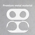 thumbnail image 2 of homeholiday Metal Dust Guard Earphone Case Protective Sticker Case Shell Skin Replacement for Galaxy Buds, White, 2 of 8