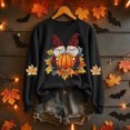 thumbnail image 2 of Enjoytime Halloween Sweatshirts for Women Cute Print Long Sleeve Pullover Tops Fall Fashion Casual Crew Neck Sweatshirt, 2 of 5
