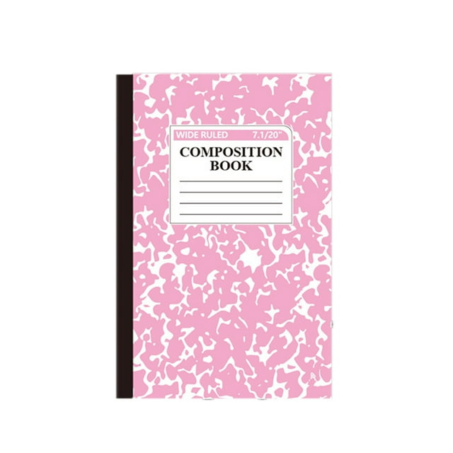Pink A5 Sewn Notebook 60 Pages Marble Pattern Journal For Writing Note Taking Wide Ruled Paper Compact Size Planner With Inner Pocket 5.47X8.19 Inches 0.17 Pounds