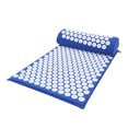 thumbnail image 4 of Yuarrent Colchoneta de acupresión, colchoneta de masaje, juego de almohada para cuello, pie, colchoneta de Yoga con aguja, cojín masajeador de Uniforme atlético Azul, 4 of 6