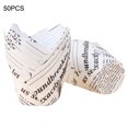 thumbnail image 5 of 50PCS Tulip Cake Paper Cups Flame Baking Household Oil-proof High Temperature Bread Snack Paper Tray Baking Cup, 5 of 5