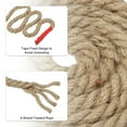 thumbnail image 3 of Uxcell 3/4 Inch 14.8 Feet Jute Rope Natural Manila Rope 4 Strand Twisted Thick Heavy Twine Rope, 3 of 5