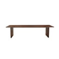thumbnail image 2 of Taran Designs Belmont 108" Live Edge Solid Wood Dining Table in Dark Brown, 2 of 6