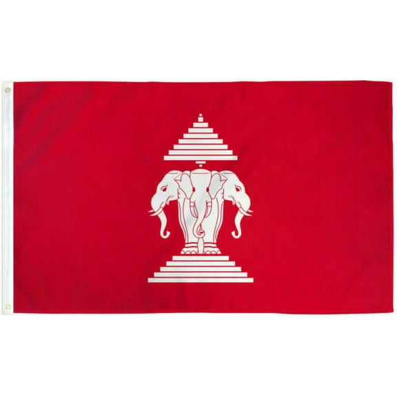 Laos (Old) 3x5ft Flag of Laos Laotian Flag 3x5 House Flag 100D