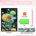 thumbnail image 3 of Diamond Painting Kit Notebook, Bee Harvesting DIY Art Craft Kit, A5 Perfect Creative Gift, Diamond Rhinestone Decoration Ideal for Painting, Writing, Notebooking, 3 of 4
