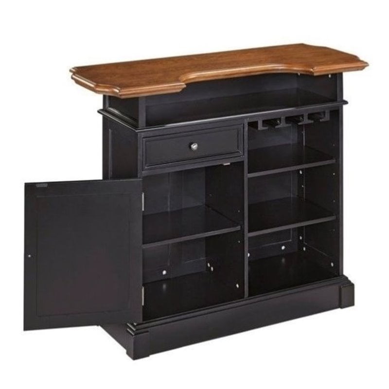 Bowery Hill Home Bar In Black Oak Com Bowery Hill Home Bar In Black Oak, Bowery Hill Large Oak Wrap Around Home Bark
