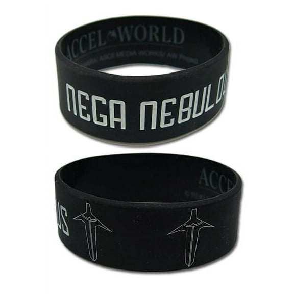 Accel World Men's  Nega Nebulous Anime Wristband