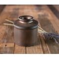 thumbnail image 6 of Butter Bell® Crock – Classic Bronze Matte Reactive Glaze Ceramic Butter Holder with Lid, Keeper for Spreadable Butter, 6 of 10