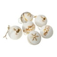 thumbnail image 2 of Zmeidao Velvet Christmas Balls Christmas Tree Decorations, White Flocked Christmas Tree Ball Ornaments, Foam Decorative Hanging Balls for Holiday Wedding Party Home Decor, 2 of 5