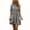 Black, variant on Womens Summer Gingham Shirt Dress Casual Short Sleeve V Neck Button Tiered Mini Dress Casual Plaid Dress