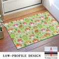 thumbnail image 3 of Red Mushroom Frog Green Pattern Door Rugs,Washable Non Slip Door Mats Indoor,Decorative Door Mats,Entry Mat Indoor for Entrance,Bedroom,Kitchen,Bathroom,16"x24", 3 of 6
