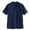 Navy, variant on Mens Polo Cool Thin Breathable Solid Color Button Short Sleeve Mens Activities Shirt,Grey,M