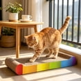 thumbnail image 3 of AuroraX Cat Scratcher Cat Scratch Pad Colored Durable Corrugated Non-Shedding Cat Supplies, 3 of 6
