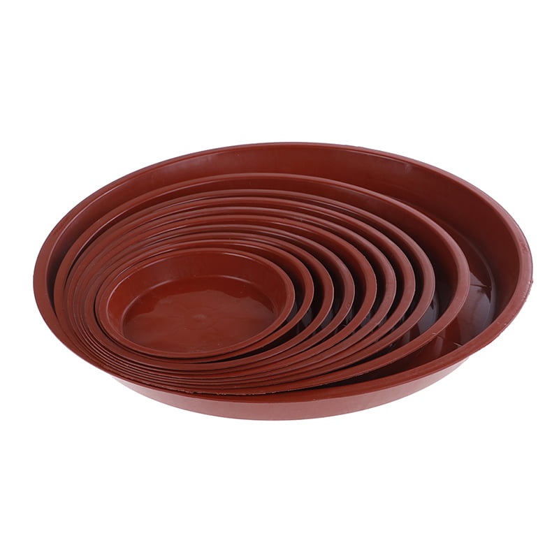Details about   garden pp resin round plant saucer pad flower pot base water saving tray R Y1 