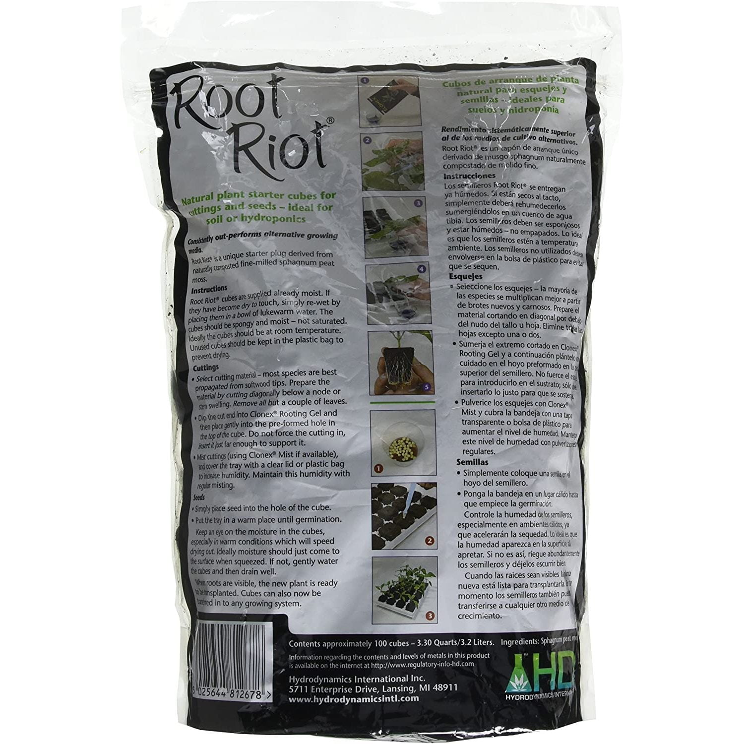 Root Riot Plugs, 100 Cubes - 2