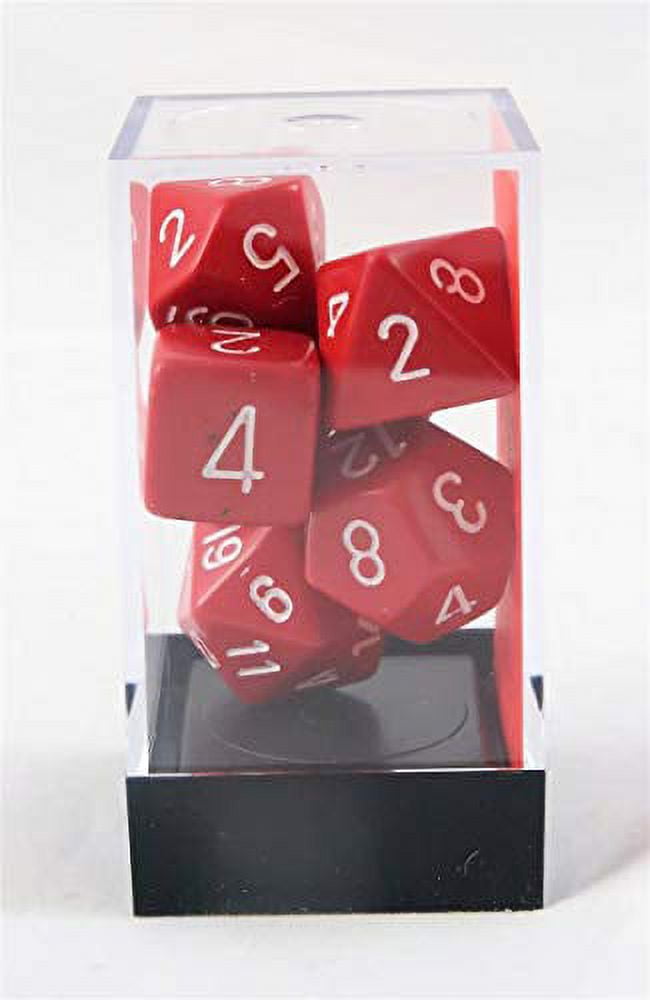 Opaque Polyhedral Green /White D4 | 4-Sided Dice (Sold per Die)