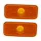 thumbnail image 2 of 2 luces de laterales, luces de posición laterales, repuestos multiusos, LED ámbar resistente, reemplazo directo para RV 1671689 MK7, 2 of 9
