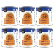 (6 Cans Pack) Mountain House Lasagna with Meat Sauce Emergency Food for Camping and Hiking #10 Can ✅