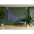 thumbnail image 2 of Glowneon Highheels Neon Sign, Shoes Shop Boutique Signboard Decor, 2 of 2