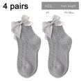 thumbnail image 2 of M Calcetines de vestir de malla transpirable, calcetines tobilleros para niñas pequeñas, calcetines para bebés pequeños, 4 pares para niñas, 2 of 5