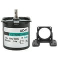 thumbnail image 2 of Ac Synchronous Motor, 14W Permanent Magnet Synchronous Turntable Motor Electric Turntable with Bracket for Micro Machinery and Robotics, 2 of 7