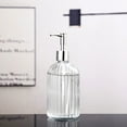 thumbnail image 4 of MOQIN Pump Bottle Lotion Dispenser Refillable Shampoo Conditioner Hand Soap Dispenser Plastic Empty Clear Reusable Body Wash Container Bulk, Plastic Liquid Soap, 4 of 4