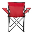 thumbnail image 5 of JINS&VICO Small Camping Chairs, Made of Iron Pipe 600d Oxford Cloth, Portable Folding Camp Chair for Outdoor Camping Fishing BBQ, 19.69"L X 19.69"W X 31.50"H 230 Lbs Load, Red, 5 of 9