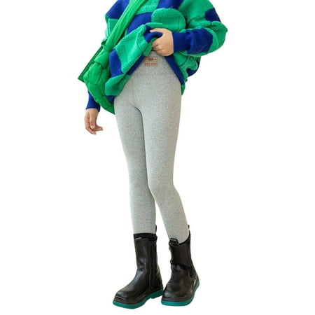 

Kwasome Girls Pants Toddler Kids Baby Lined Warm Ankle Leggings Stretchy Basic Full Length Pants Winter Handsome Girl Clothings 3-4 Yearsgy2