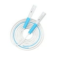 thumbnail image 2 of LYMAYTER Skipping Rope Ergonomic -slip Length Adjustable No Knot PVC Physical Testing Training Jump Rope Racing Competition Fitness, 2 of 8