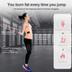 thumbnail image 4 of Cuerda para saltar con contador, cuerdas para saltar ponderadas para fitness, longitud inalámbrica ajustable con calorías, 4 of 5