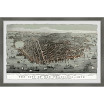 Marmont Hill The City of San Francisco Framed Wall Art