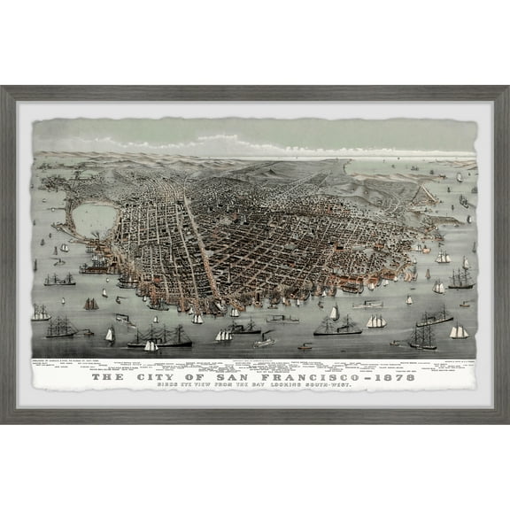 Marmont Hill The City of San Francisco Framed Wall Art