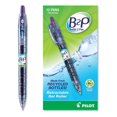 thumbnail image 3 of "B2p Bottle-2-Pen Recycled Gel Pen, Retractable, Fine 0.7 Mm, Purple Ink, Translucent Blue Barrel | Bundle of 2 Dozen", 3 of 4