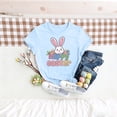 thumbnail image 5 of Camisetas de Manga Larga de las Mujeres Pascua Impreso Suelto Cuello Redondo Camiseta de Manga Corta, Camisetas de Manga Larga para las Mujeres de Uso Diario Casual, 5 of 5