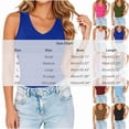 thumbnail image 2 of Smsaxvxz Womens Pullover Sports Tank Tops Summer Fashion Solid V Neck Sleeveless Casual Slim Fit Shirts 2026 Summer Clothes, 2 of 6