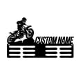 thumbnail image 6 of Custom Motocross Biker Medal Hanger Metal Wall Art, Motocross Metal Sign, Sport Metal Holder, Club Metal Wall Decor, 6 of 6