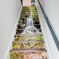 thumbnail image 4 of Amdohai 13PCS DIY Staircase Stickers Beautiful Scenery Pattern Self-Adhesive Stairway Decals, 4 of 7