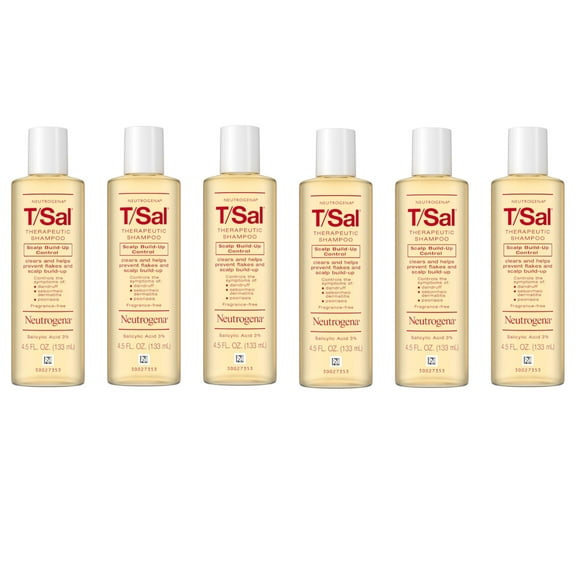 Neutrogena T/Sal Therapeutic Maximum Strength Shampoo 4.50 oz (Pack of 6)