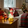 thumbnail image 4 of PEIBang Christmas Glowing Snowman Light,Christmas Snowman Light LED Night Light Tabletop Decorations for Indoor Holiday Home Party Supplies, 4 of 6