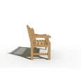 thumbnail image 3 of Curated Maison Belrose 2-Person Teak Outdoor Bench in Natural, 3 of 4
