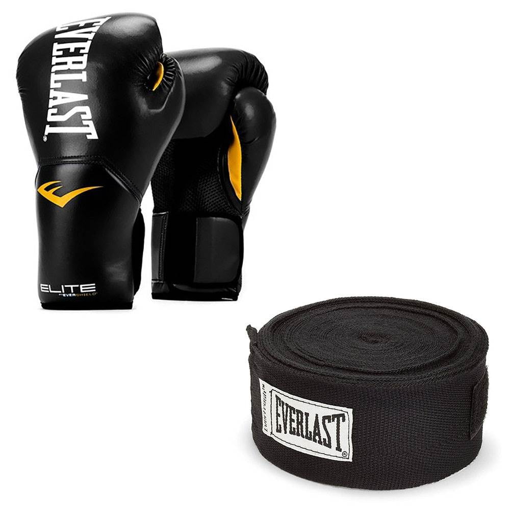 Everlast Boxing Wrist Wrap Training Gloves 12oz Red 1q for sale online 