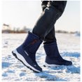 thumbnail image 4 of Snow Boots For Men Women Waterproof Insulated Anti-Slip Warm Winter Shoes Lightweight Faux Fur Lined Frosty Warm Outdoor Boots Blue size 11, 4 of 4