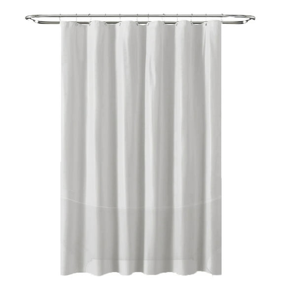KYAIGUO Shower Curtain Peva Material Bathroom Partition Curtains、waterproof Curtain Home Decor (Gray)