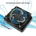 thumbnail image 3 of CPU Refroidisseur Liquide, Port Fileté G1/4 Radiateur de Refroidissement à Eau en Aluminium Pur avec 18 Tubes, Radiateur 120mm 360mm, 3 of 7