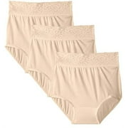 NY Lingerie Women's Lacy Skamp Brief Panty Number 2744 2, 3 and 4 Packs