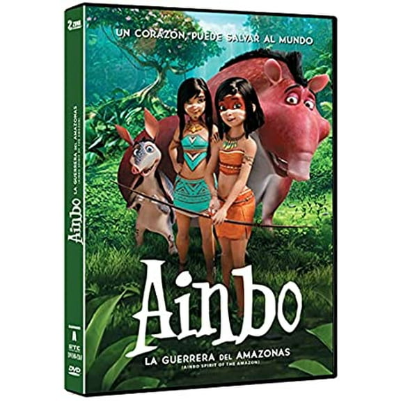 AINBO LA GUERRERA DEL AMAZONAS Spanish Movie DVD (NTSC - Region 1 & 4)