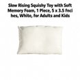 thumbnail image 2 of Slow Rising Squishy Toy with Soft Memory Foam, 1 Piece, 5 X 3.5 Inches, White, for Adults and Kids, 2 of 3