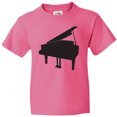 thumbnail image 3 of Inktastic Piano Silhouette Youth T-Shirt, 3 of 5